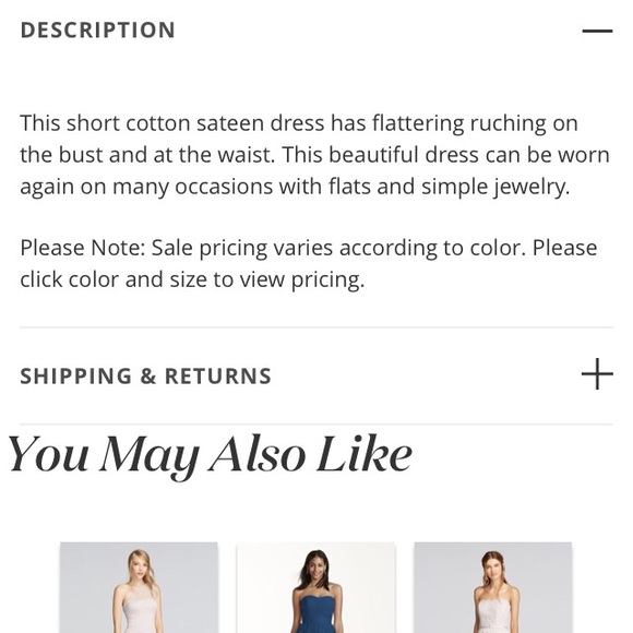 David’s Bridal Apple Bridesmaid Dress size 10 - Picture 6 of 7